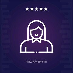 employee vector icon modern illustartion