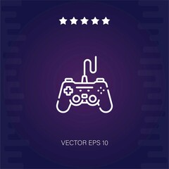 game controller vector icon modern illustartion