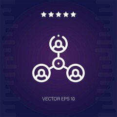 user vector icon modern illustartion