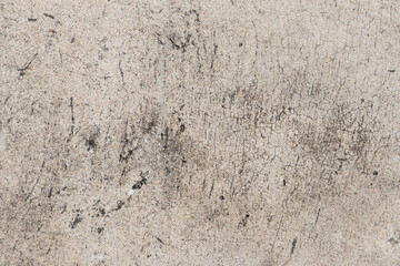 Empty texture of old dirty stained cement wall for background.