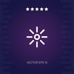 brightness vector icon modern illustration