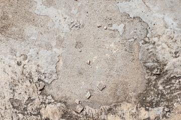 Cement floor with circular space background and texture. Old floor concrete that are cracked and scratched with copy space for text.