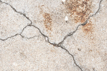Blank concrete gray rough wall for background. Beautiful grey wall with cracks and dirty.
