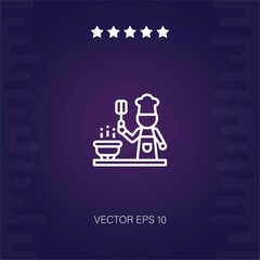cooking vector icon modern illustration
