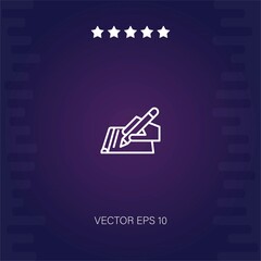 writing vector icon modern illustration