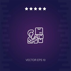 inventory vector icon modern illustration