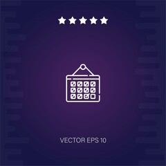 calendar vector icon modern illustration