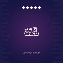 scooter vector icon modern illustration