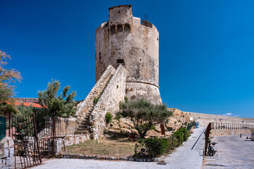 Fototapeta na wymiar Isola d'Elba, torre Marciana Marina