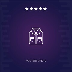 shirt vector icon modern illustration