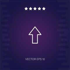 up vector icon modern illustration