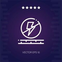 antistatic vector icon modern illustration