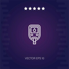 diabetes vector icon modern illustration