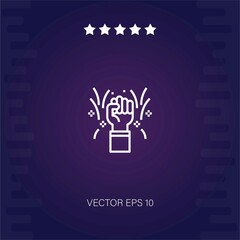 Obraz premium motivation vector icon modern illustration