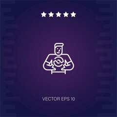 recovery vector icon modern illustration