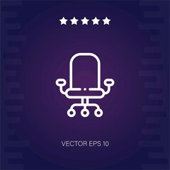 chair vector icon modern illustration