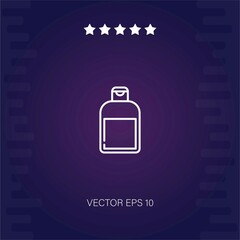 antibacterial gel vector icon modern illustration