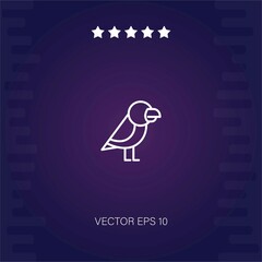 bird cage vector icon modern illustration