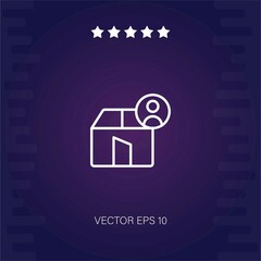 delivery man vector icon modern illustration