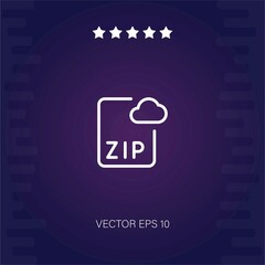 cloud vector icon modern illustration