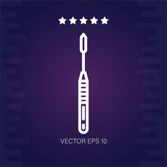 dental probe   vector icon modern illustration