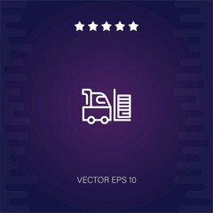 forklift vector icon modern illustration