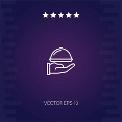 Fototapeta premium meal vector icon modern illustration