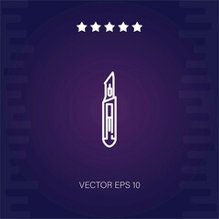 scalpel   vector icon modern illustration