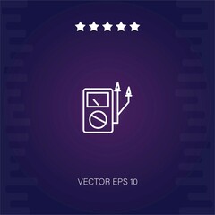 tester vector icon modern illustration