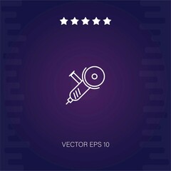 tool outline vector icon modern illustration