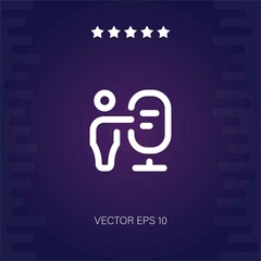 presentation vector icon modern illustration