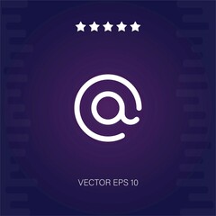 at vector icon modern illustration