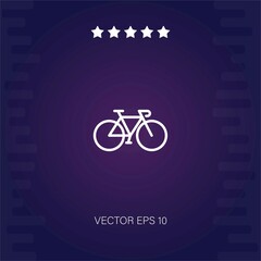 Fototapeta na wymiar bicycle vector icon modern illustration
