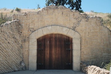 Old winery door