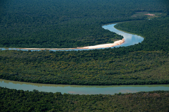 Vista a&eacute;rea do Rio Culuene