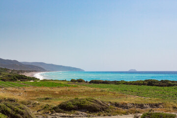 The beautiful west coast of Rhodes