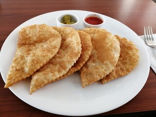 fresh and hot delicious pie