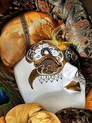 Masque traditionnel de Venise en Italie