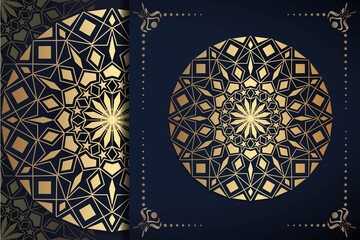 Templates, elegant invitations with mandalas