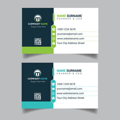 Minimal one side business design for corporate company or personal use 