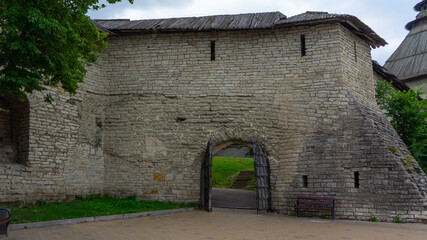 Pskov, Russia. 
Gate to the complex of fortifications on the banks of the Velikaya River