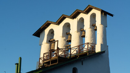 Church of the Epiphany. Orthodox Church and belfry