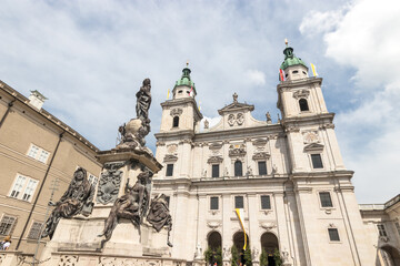 Fototapeta na wymiar Highlights form Salzburg city and its Abbey