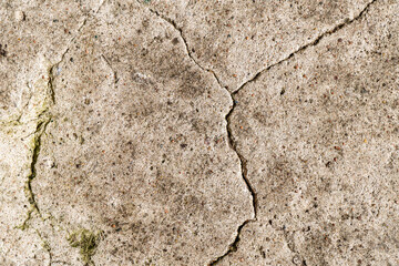A very old concrete wall is a decorative or textured surface. Can be used as a background or for design purposes