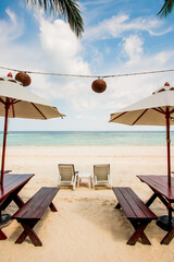 beach and tropical sea  in Thailand