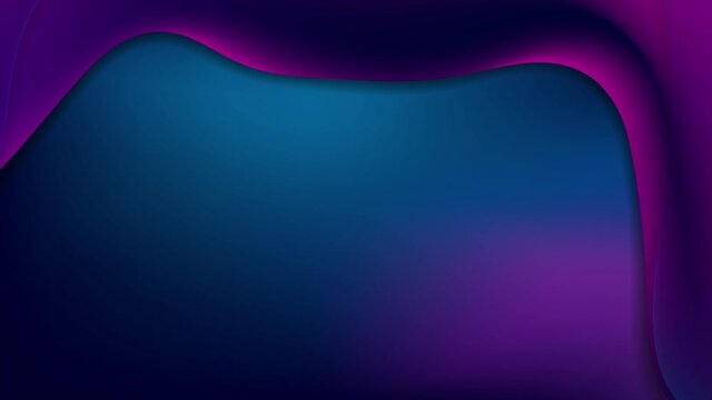 Dark blue and violet smooth liquid waves abstract motion background. Video animation Ultra HD 4K 3840x2160