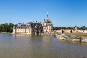 Chantilly city with its parks, stables and castle