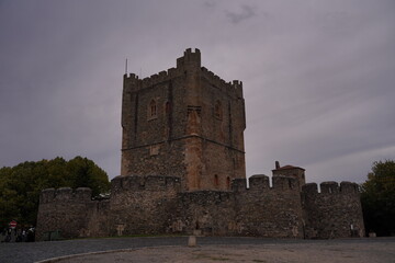 Castle of Braganza, historical city of Portugal. Europe