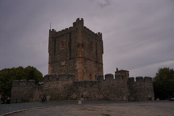 Castle of Braganza, historical city of Portugal. Europe