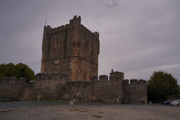 Castle of Braganza, historical city of Portugal. Europe